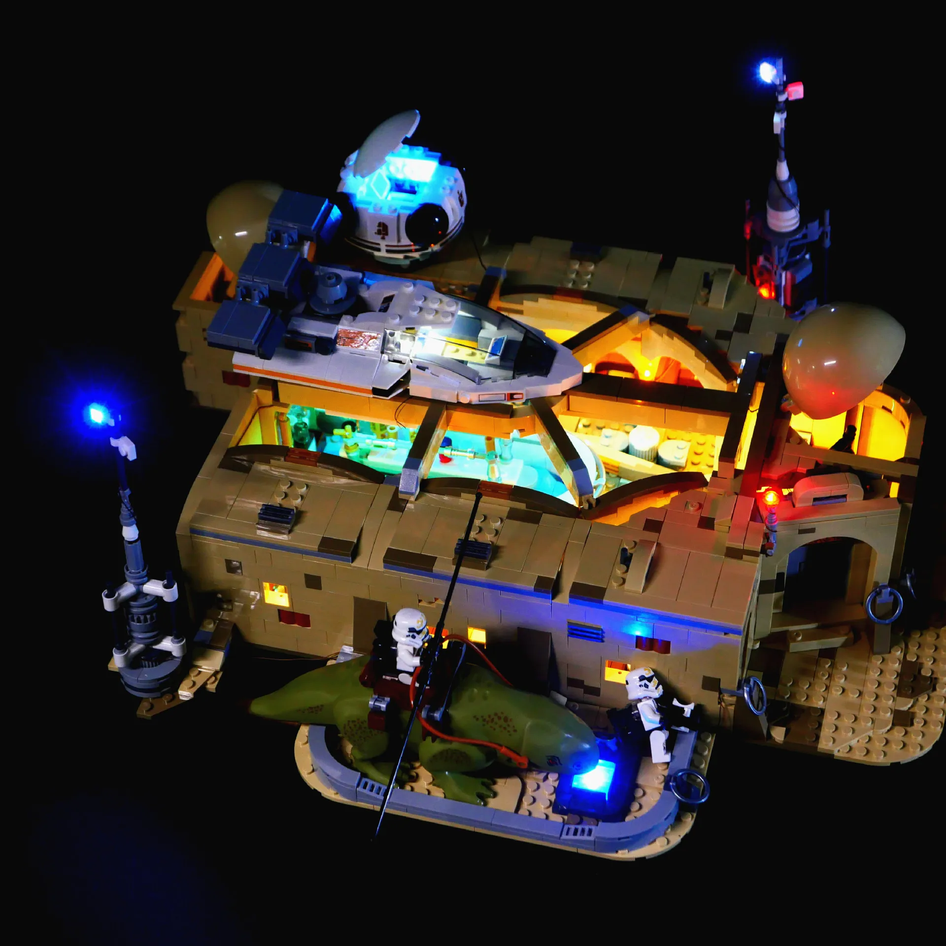 DIY LED-lichtset 75290 Sci Fi Tavern Bouwsteenmodel Decoratieve displayverlichting op afstand Alleen geweldig cadeau voor verzamelaars