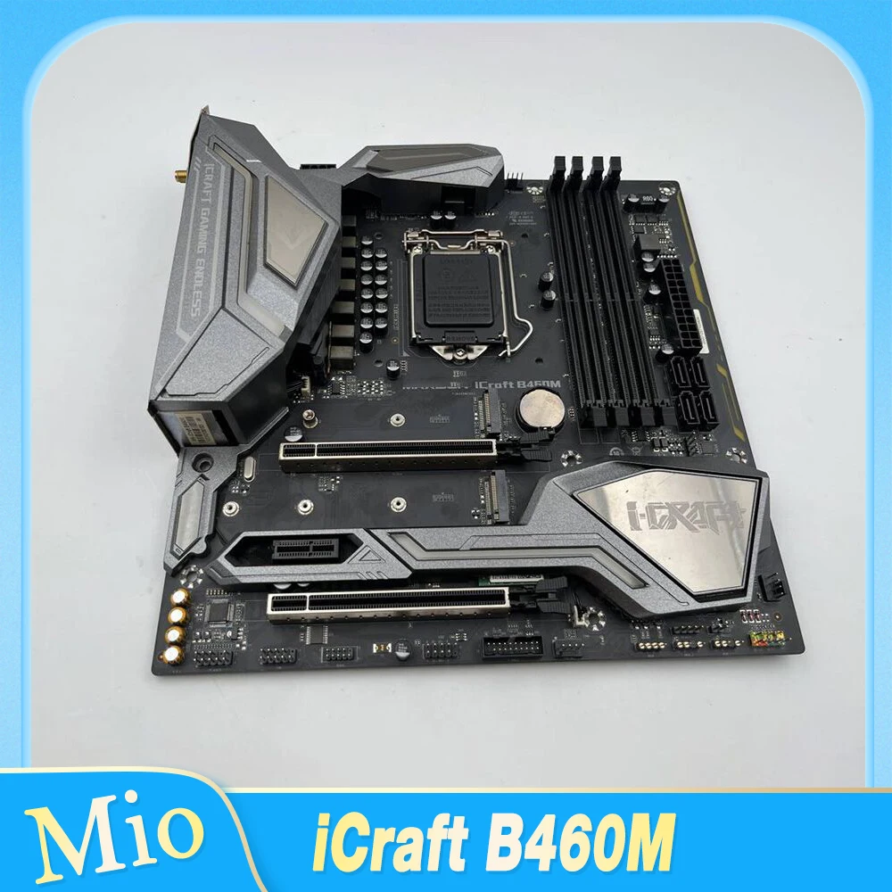 

iCraft B460M для настольного компьютера MAXSUN, материнская плата M-ATX B460, сердечник 10-го поколения (LGA1200), DDR4 MS-iCraft B460M, восстановление