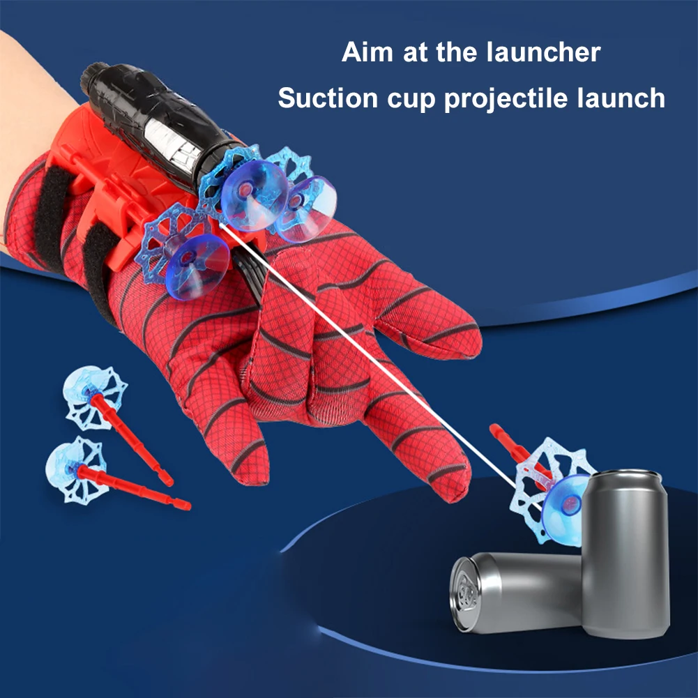 Spider Silk Launcher SpiderMans คอสเพลย์ Prop Party Comic Con เด็กชายหญิงของเล่นการ์ตูนอะนิเมะเด็กใหม่วันเกิดน่ารักของขวัญ