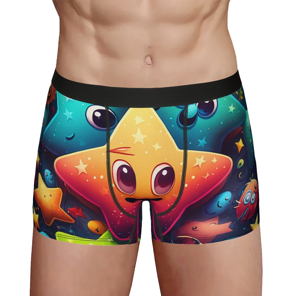 Fantasy Smile Art  Underpants Homme Panties Male Underwear Comfortable Shorts Boxer Briefs