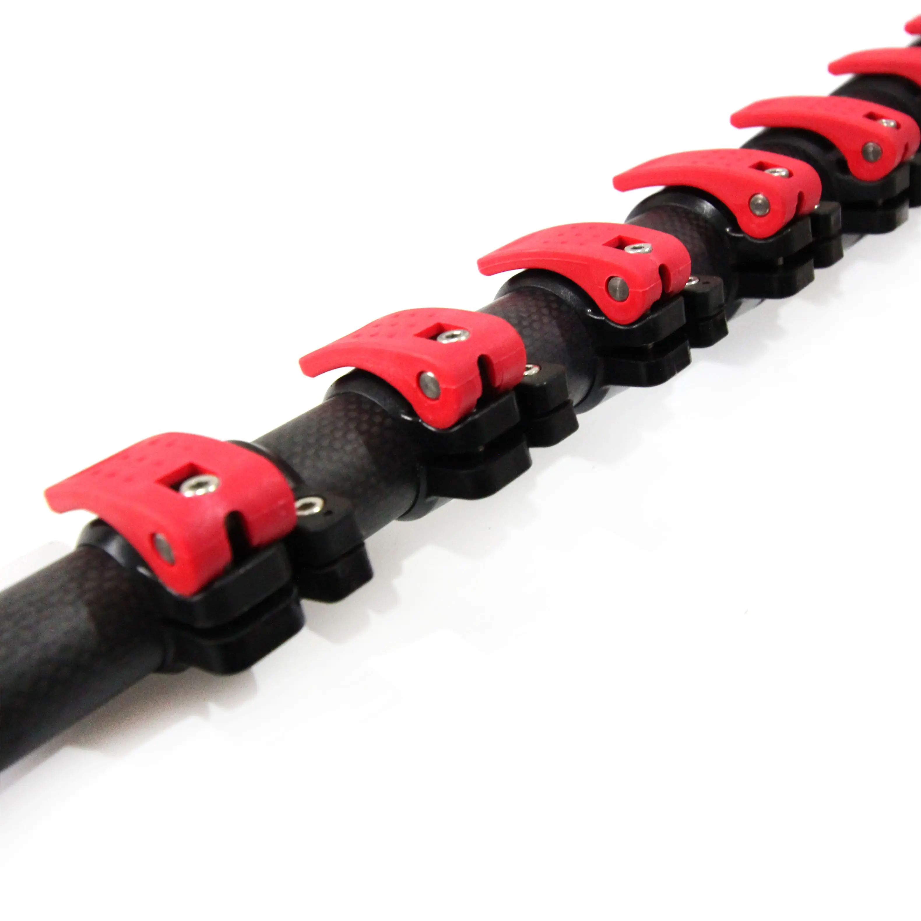 3K 100% 카본 파이버 텔레스코픽 폴 메탈 창문 청소 도구