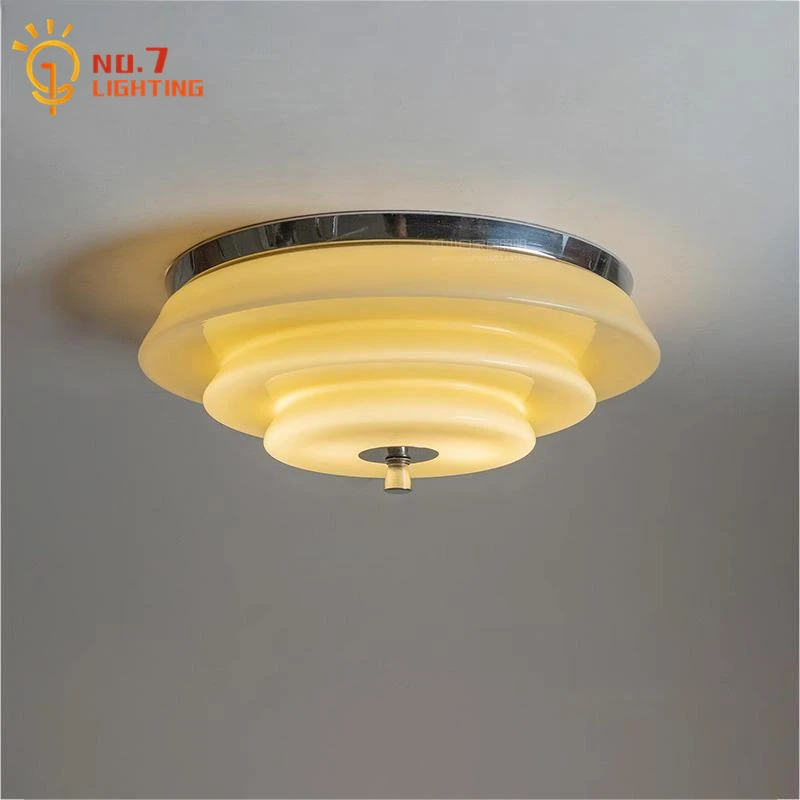 

Nordic Design Medieval Ceiling Lamp LED E27 Glass Ceiling Lights Home Decor Bedroom Aisle Study Balcony Kitchen Island Bar Cafe