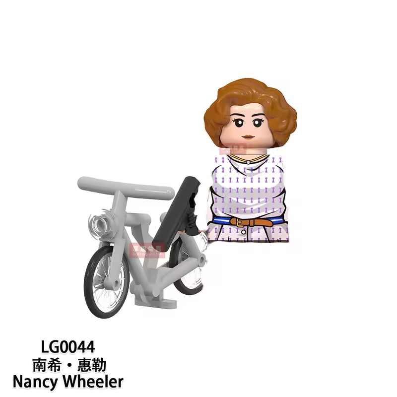 The Terrible Movie Upside Down Dustin Mike Lucas Will Eleven Model Building Blocks Enlighten Action Figure Toys For Children - Image 5