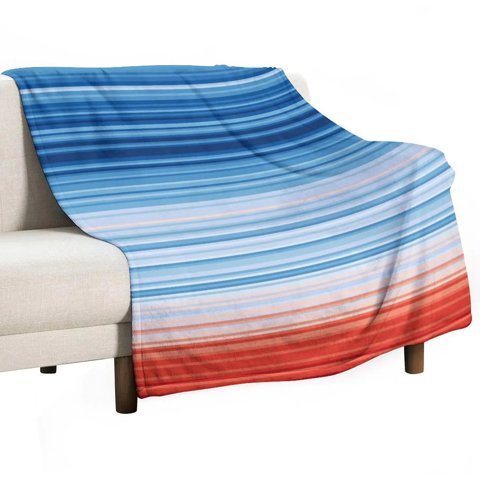 Warm Stripes Clothing Quaschning Scientists for Future Throw Blanket Decorative Throw Decorative Sofas Blankets