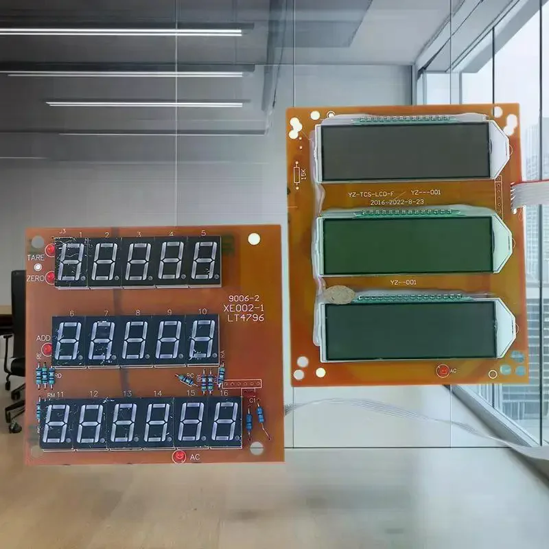 

Exceptional LED LCD Electronic Scale; Platform Digital Display with Integrated Circuit Board.