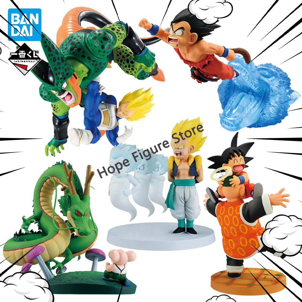

In Stock Original BANDAI Ichiban Kuji Dragon Ball History 2 Son Goku Shenron Gotenks Figure Anime Model Genuine Toy