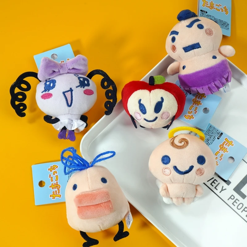 

New In Stock No Original Cute Cartoon Apple Roll Plush Toy Pendant Decoration For Tamagotchi Paradise Anime Peripherals Gift