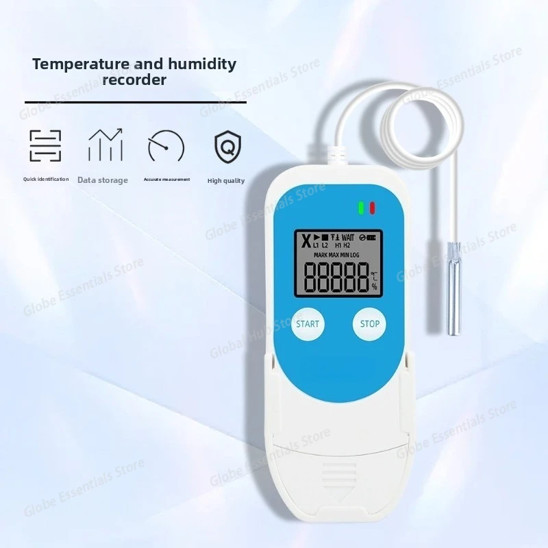 

USB Data Logger Thermometer Hygrometer TempU 07B Temperature/Humidity High Precision Digital Recorder for Refrigerater Storage