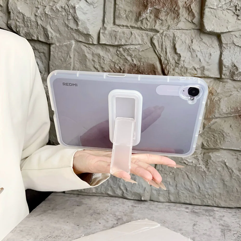 Capa transparente com suporte para xiaomi mini pad, capa protetora de 8.8 polegadas para redmi k pad 8.8 "2025 tpu traseira à prova de choque para tablet