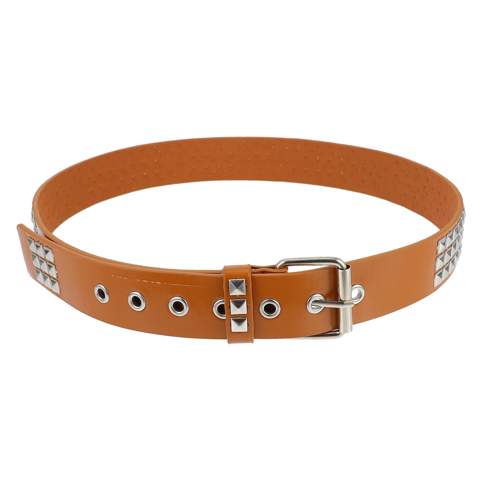 1 قطعة حزام برشام الزخرفية عالية الجودة بولي PU دائم غير يتلاشى ضوء سهل الحمل تصميم أنيق ملابس يومية هدية حفلة