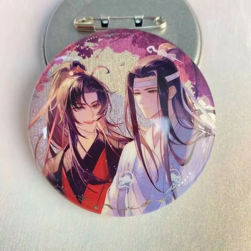 베스트셀러 콜라보레이션 '악마의 길의 대가' 주변 상품 58mm 배지 가방 펜던트 웨이 우시안 란 왕지