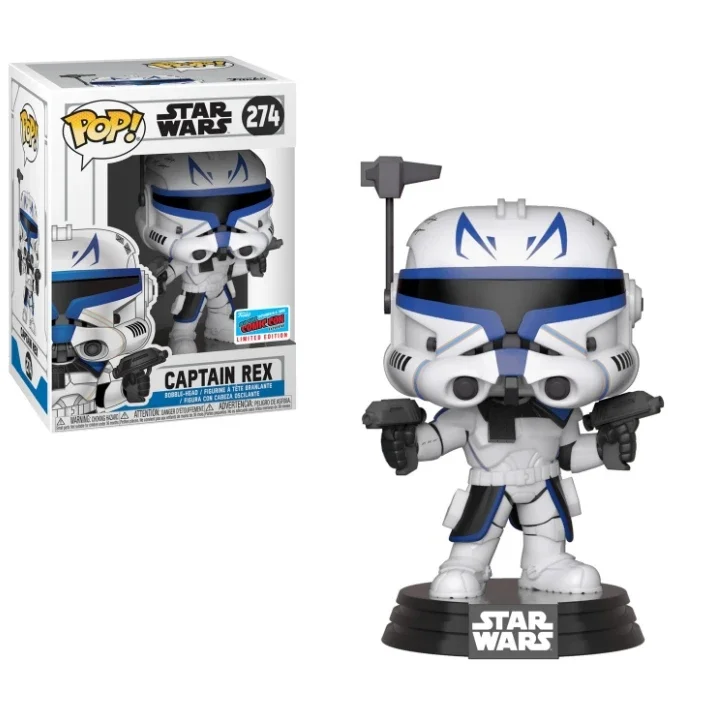 Funko POP Star Wars Captain Rex 274# Vinyl Figure Fall Convention Exclusive Comic Con Collection Limited Edition Model Toys