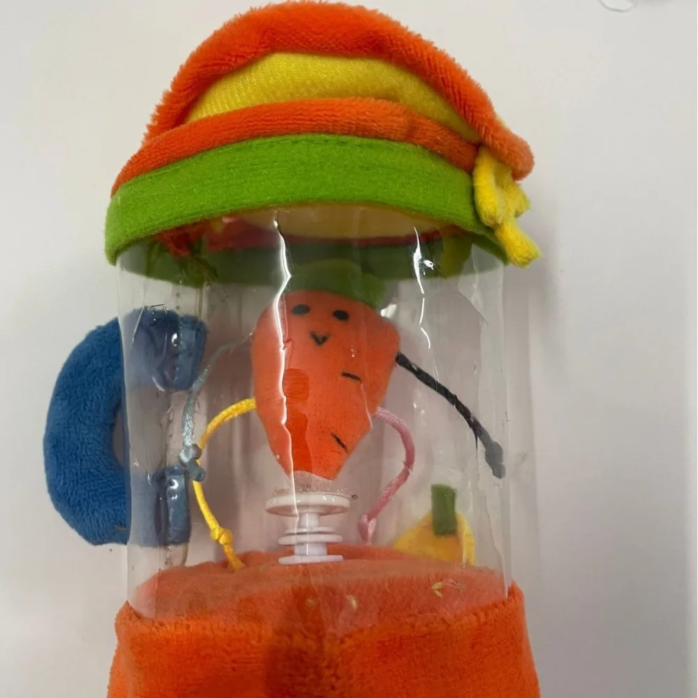 Coulisse rotante carota spremiagrumi peluche divertente creativo topo frullatore giocattolo borsa pendenti bambola di peluche del fumetto regali per bambini