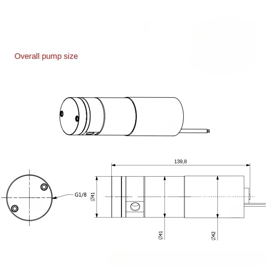 Micro Magnetic Gear Metering Pump Stainless Steel