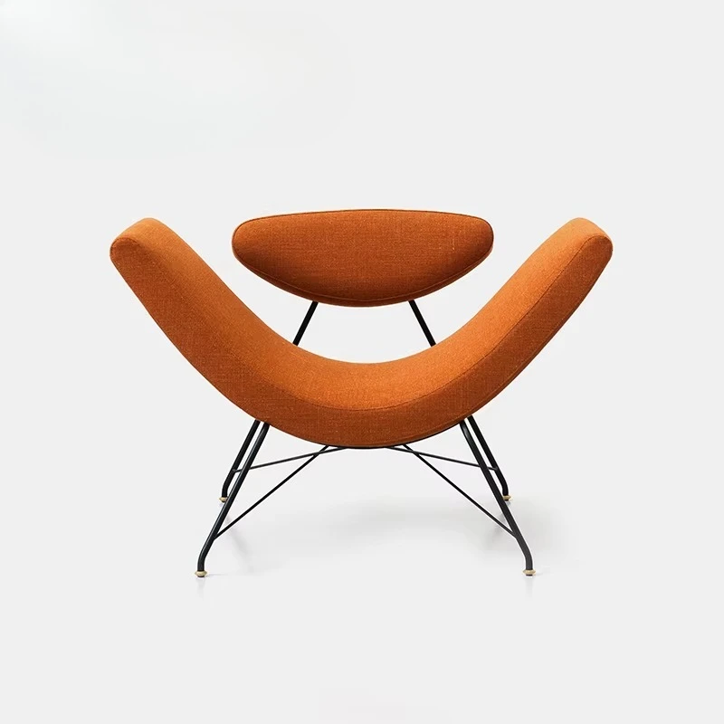 Modern design single lounge chair microfiber leather living room hotel