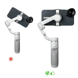 2pcs Extend Phone Clip + 3pcs Balancing Counterweight for DJI OM 4 / 4SE /OM 5 Handheld Gimbal Accessories