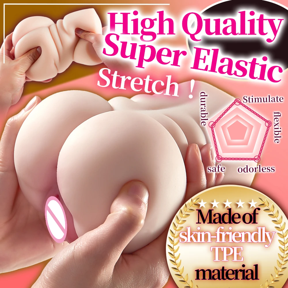 3D Artificial Vagina Male Masturbator Cup Manual Portable Soft Vagina Pocket Pussy Masturbation Sex Toy For Men