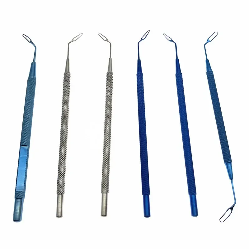 Ophthalmic Small Incision Operation Plate Type Ophthalmic Hooks Eye Surgical Instruments Left / Right /double Head