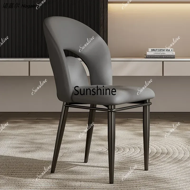 

Beauty Upholstered Dining Chairs European Luxury Italian Trendy Dining Chairs Ergonomic Nordic Silla Comedor Kitchen Furniture