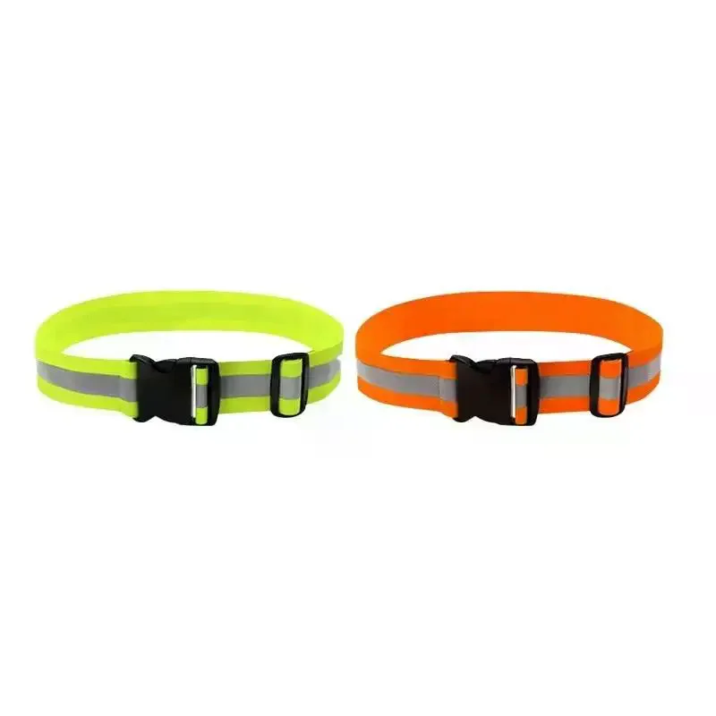 Adjustable Elastic Reflective Belts For Running Cycling Sport High Visible Night Safety Gear Kid Men Women Waist