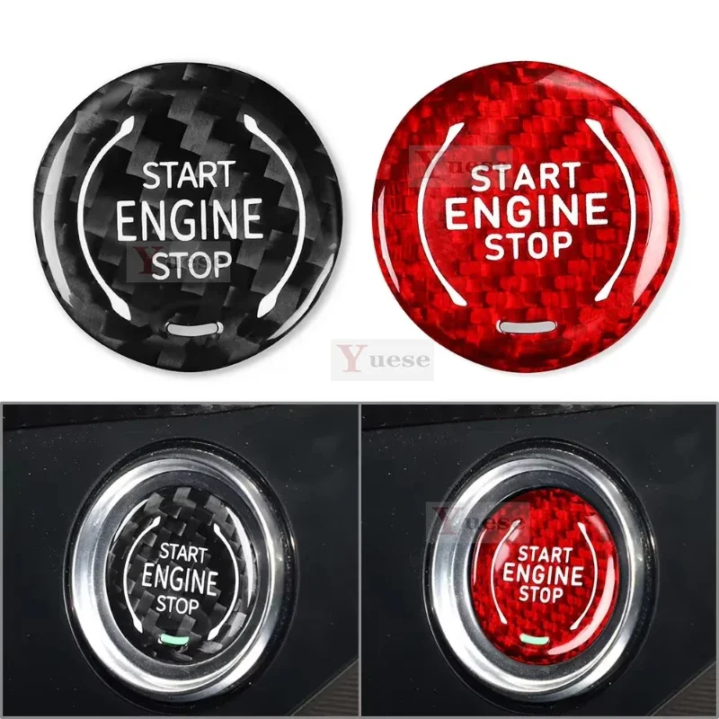 Для Cadillac XT4 XT6 CT5 для Chevrolet Corvette C8 для GMC Sierra Yukon XL, кнопка запуска двигателя автомобиля, кнопка остановки, декоративная наклейка