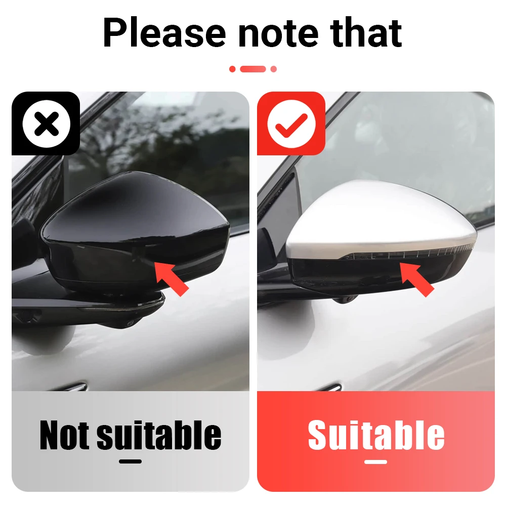 Für Xpeng G6 2023 2024 2025 ABS Carbon Auto-Rückspiegel Seitliche Zierleiste Schutzabdeckung Aufkleber Dekoration Zubehör – Detail 1