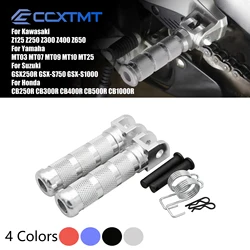 Motorcycle Pedal Foot Pegs FootRest Footpegs For Honda Kawasaki Suzuki Yamaha XJR1200 XJR1300 YZF R3 R25 FZ07 FZ09 FZ10 FJ09