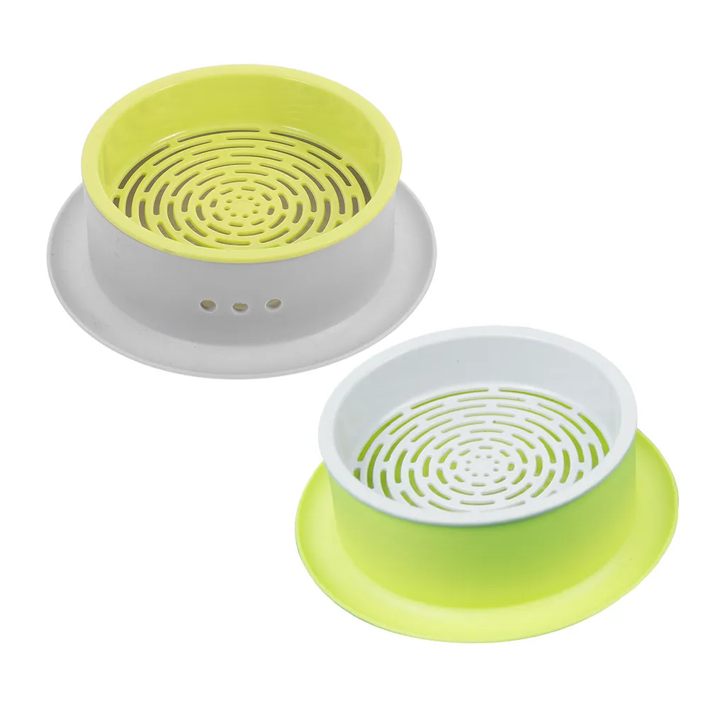 2Pcs Hydroponic Cat Grass Planter Pot Soilless Germination Tray for Kittens Rapid Growth Stylish Decor Friendly Cat Grass