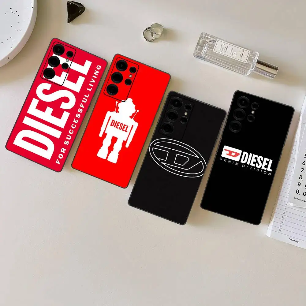 Fashion Diesel Phone Case For Samsung S 24 Fe 25 Ultra Plus 20 Lite 21 30 22 23 24 22 Ultra 5G Fundas