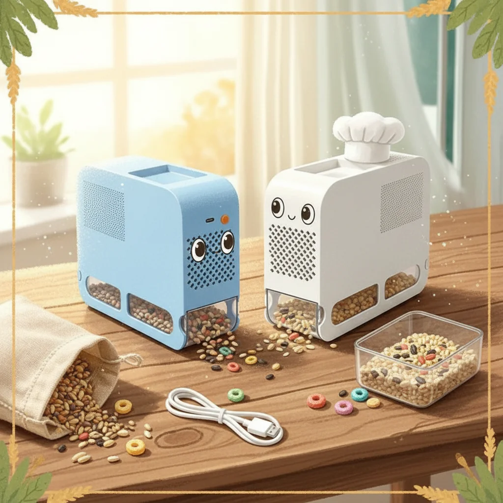 Electric Bird Food Shell Blowing Machine Adjustable Speed Efficient Bird Food Separator Easy Cleaning Quiet Operation