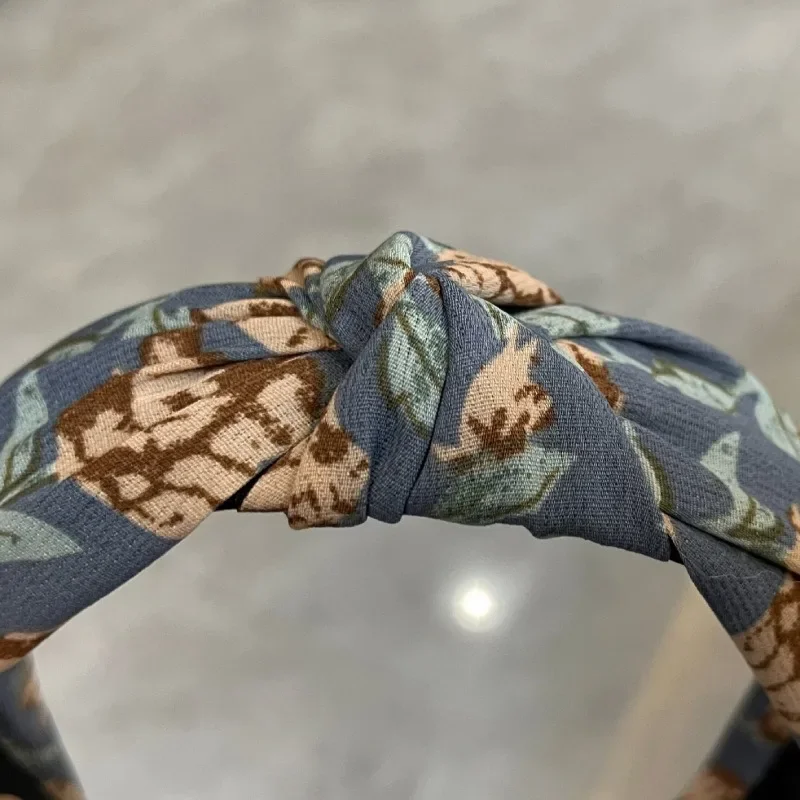 New Vintage Style Knotted Headband Stylish Printed Headband for Women  Hairpin Hair Accessories