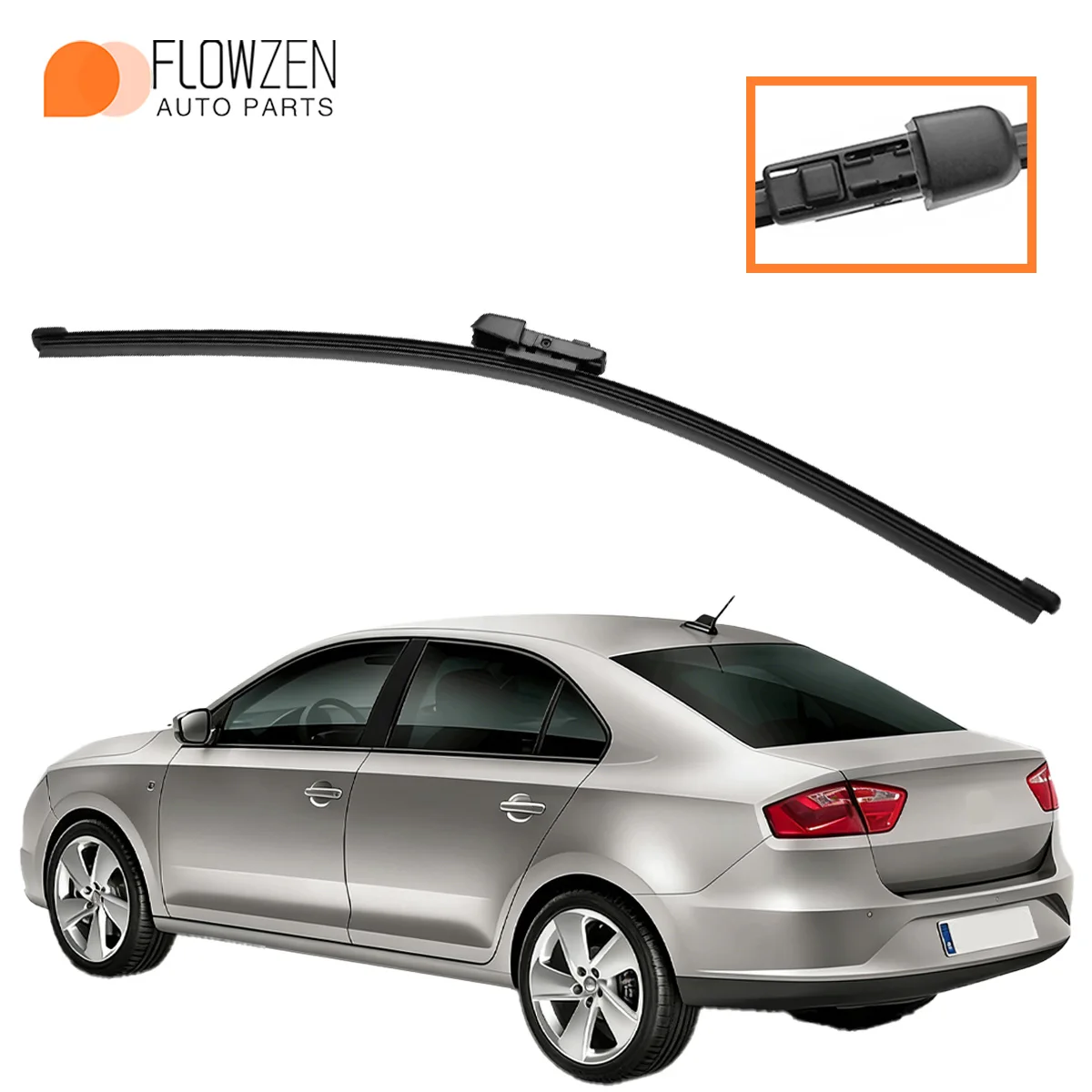 1 Stück Heckscheibenwischer passend für Seat Toledo 2012-2019 Autoteile Heckscheibenwischerblätter Scheibenwischer-Zubehörteile