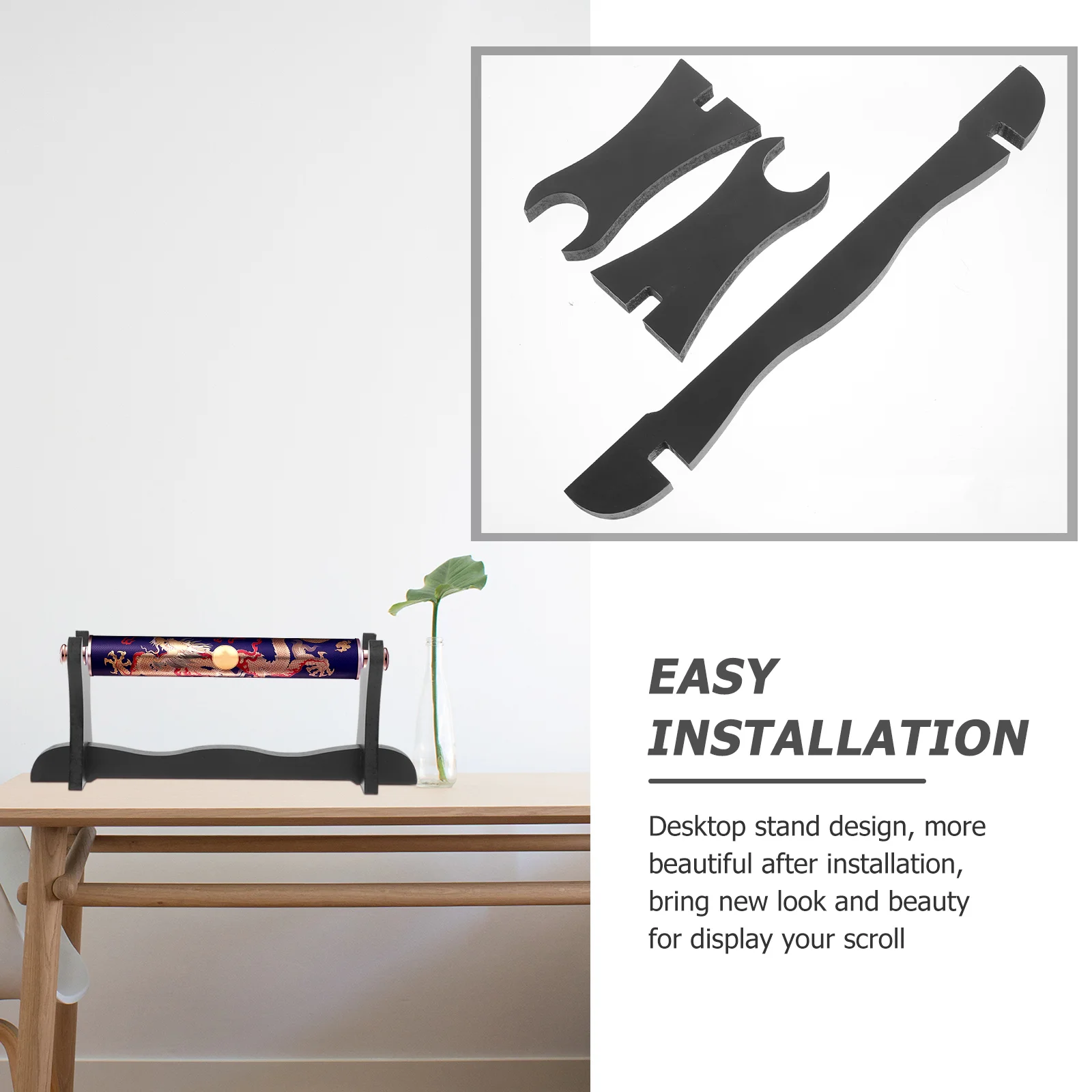 Staffelei Ständer Reel Halter Dekorative Scroll Rack Haushalts Produkte Desktop Halterung Lagerung Regale