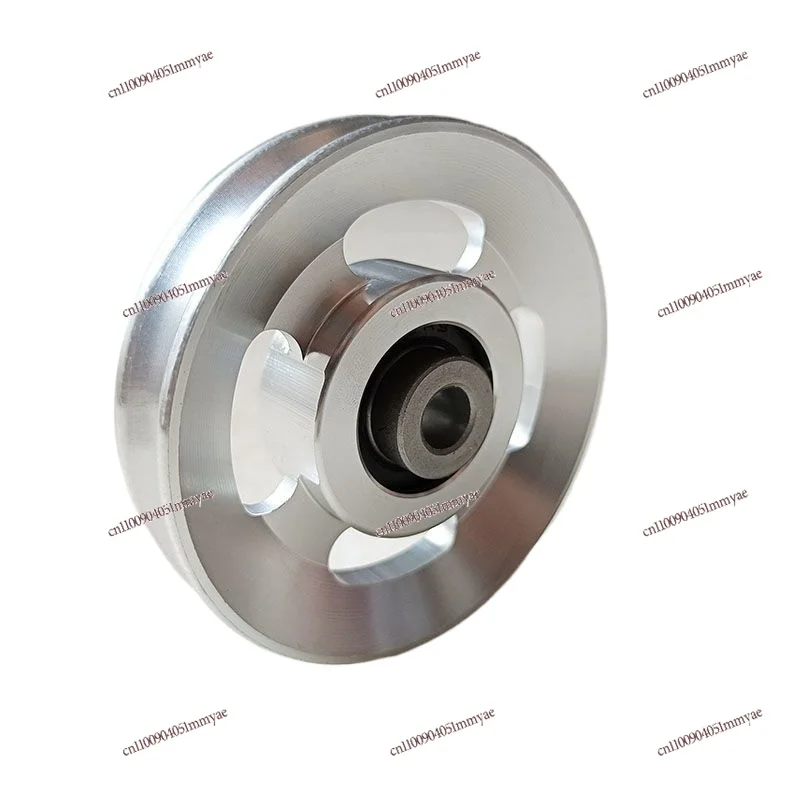 

Round tube fixed pulley rotating silent hanger