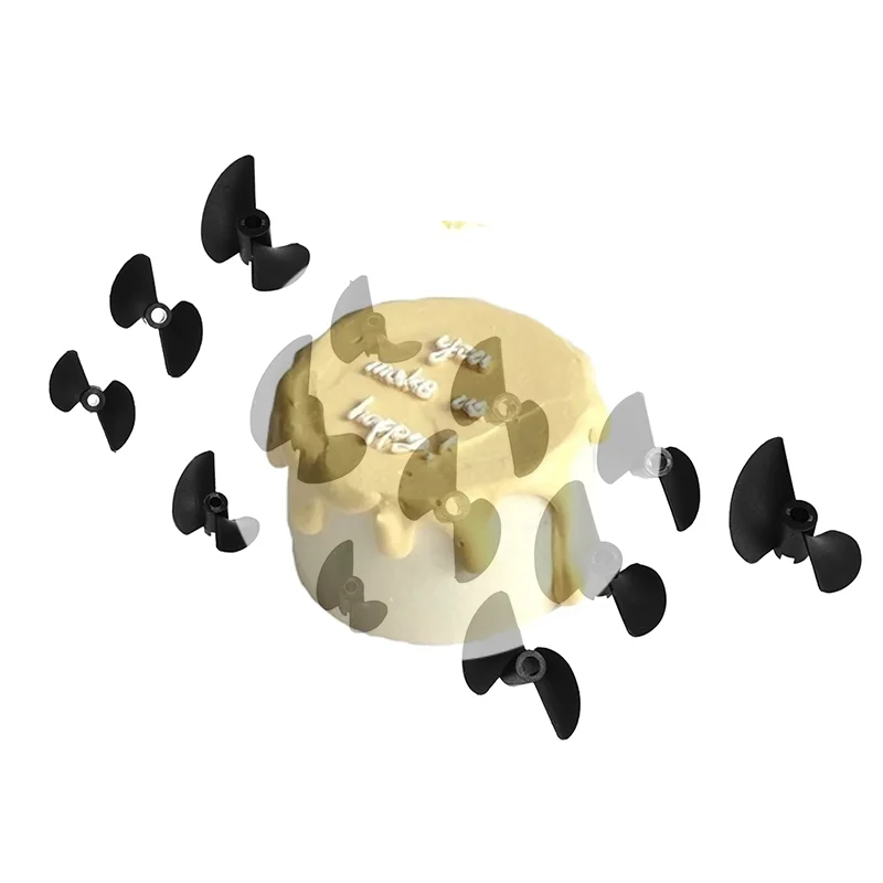 1Pc RC Boot Model Twee-bladen Propeller CW Nylon Peddel P40 Boot As Propeller Diameter 27/30/32/35/38/40/45/47MM