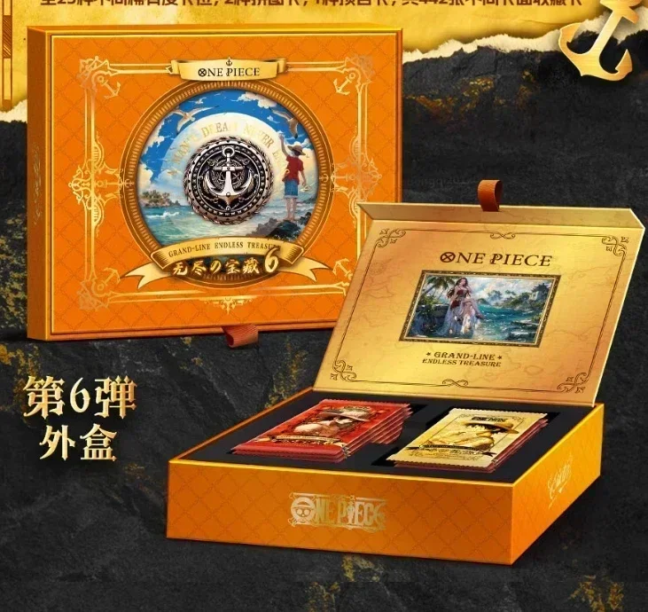 One Piece Card Endless Treasure Golden Route Collection Card Luffy Nami Zoro Rare Metal Collection Card Boy Toy Gift