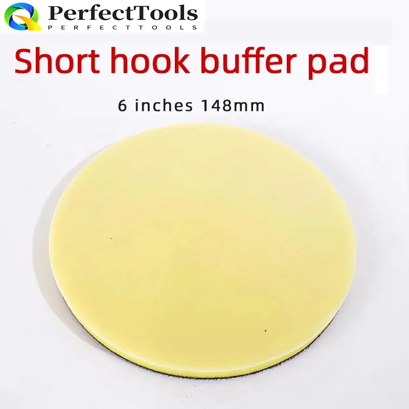 

Without a hole buffer sponge pad 6 -inch 148mm pneumatic grinding machine sponge pad self -stick soft pad sandpaper machine poli