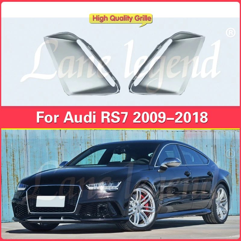 

Car Accessory Fog Light Cover Lamp Frame Grille Car Accessories For Audi A7L A7 RS7 2009-2018 Fog lamp Mask