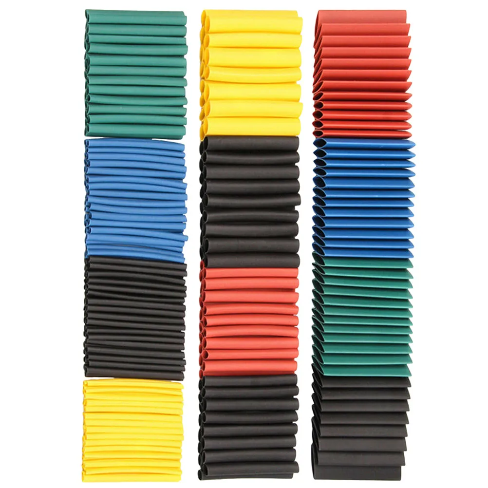 1060Pcs Electrical Cable Sleeve Kit Heat Resistant Sealed Insulation Tubing Wire Wrap Protection for Professional Repair Work