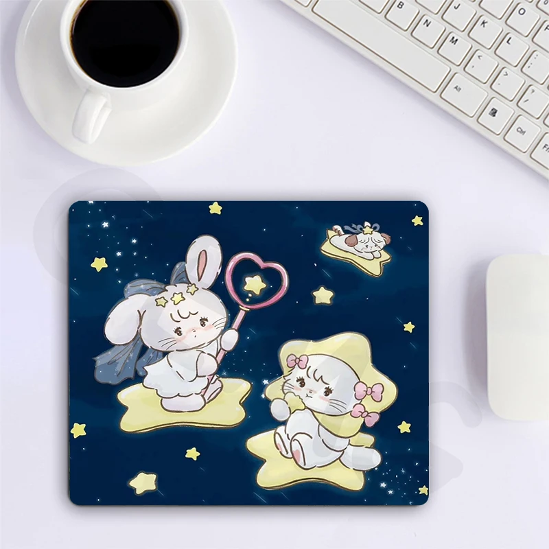 Small Mouse Pads Baby Cat Table Mats Computer Mousepad Lovely Girl Style Company Desk Pad 18x22cm Gamer Mousepads Mouse Mat