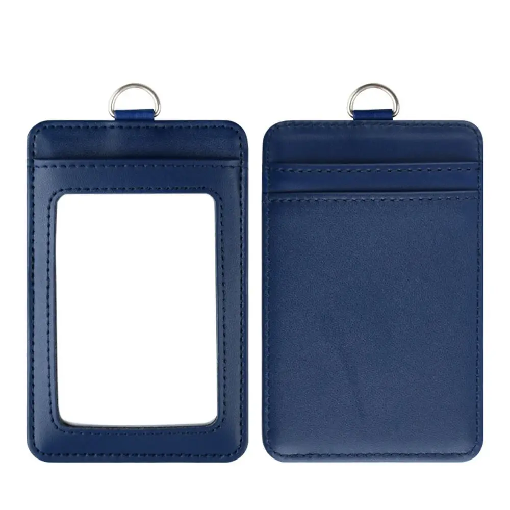 Office Supplies Three Card Position With Lanyard Key Chain Card Badge Holder ID Lanyard Name Tag Card Bag