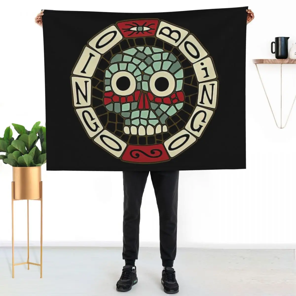 

Oingo Boingo Throw Blanket Durable Warm Blanket for Daily Home Use