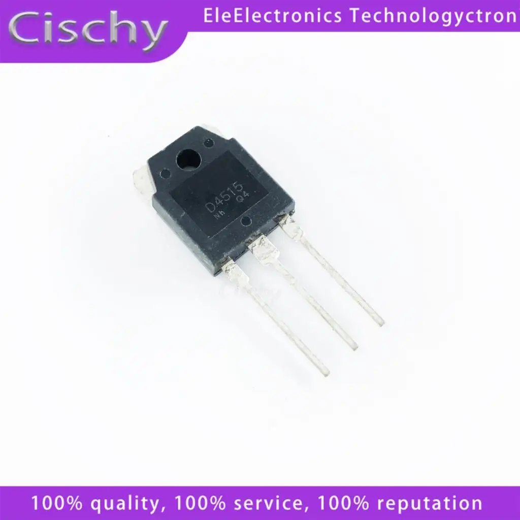 10PCS D4515 3DD4515 2SD4515 TO-247 Power Switch Transistor 15A400V
