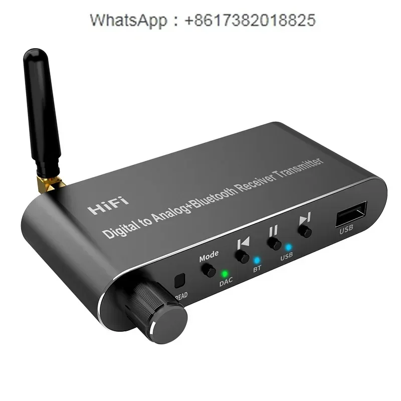 

5.1 Bluetooth приемный передатчик воспроизведение U-диска AUX оптоволоконный коаксиальный передатчик ЦАП цифро-аналоговый преобразователь
