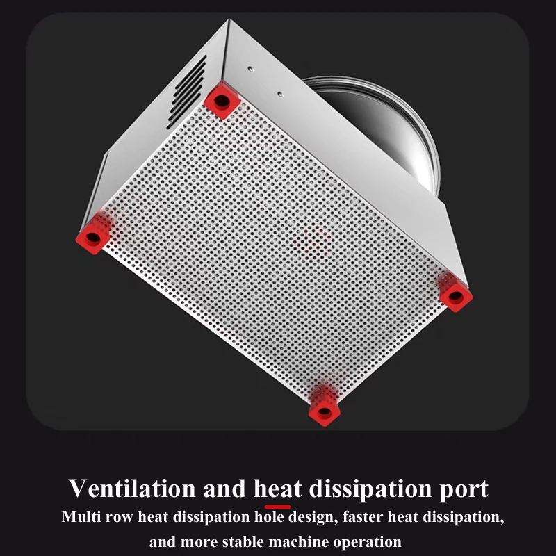 

Тестомес для замеса теста из нержавеющей стали, электрический, для приготовления хлеба на пару и лапши, 220В/110В