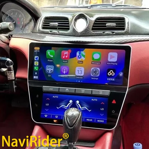 カーマルチメディアプレーヤー,ステレオラジオ,Android,ビデオ,CarPlay,4G,wifi,GPSナビゲーション,22インチ,Maserati gt 2007-2015用ACパネル