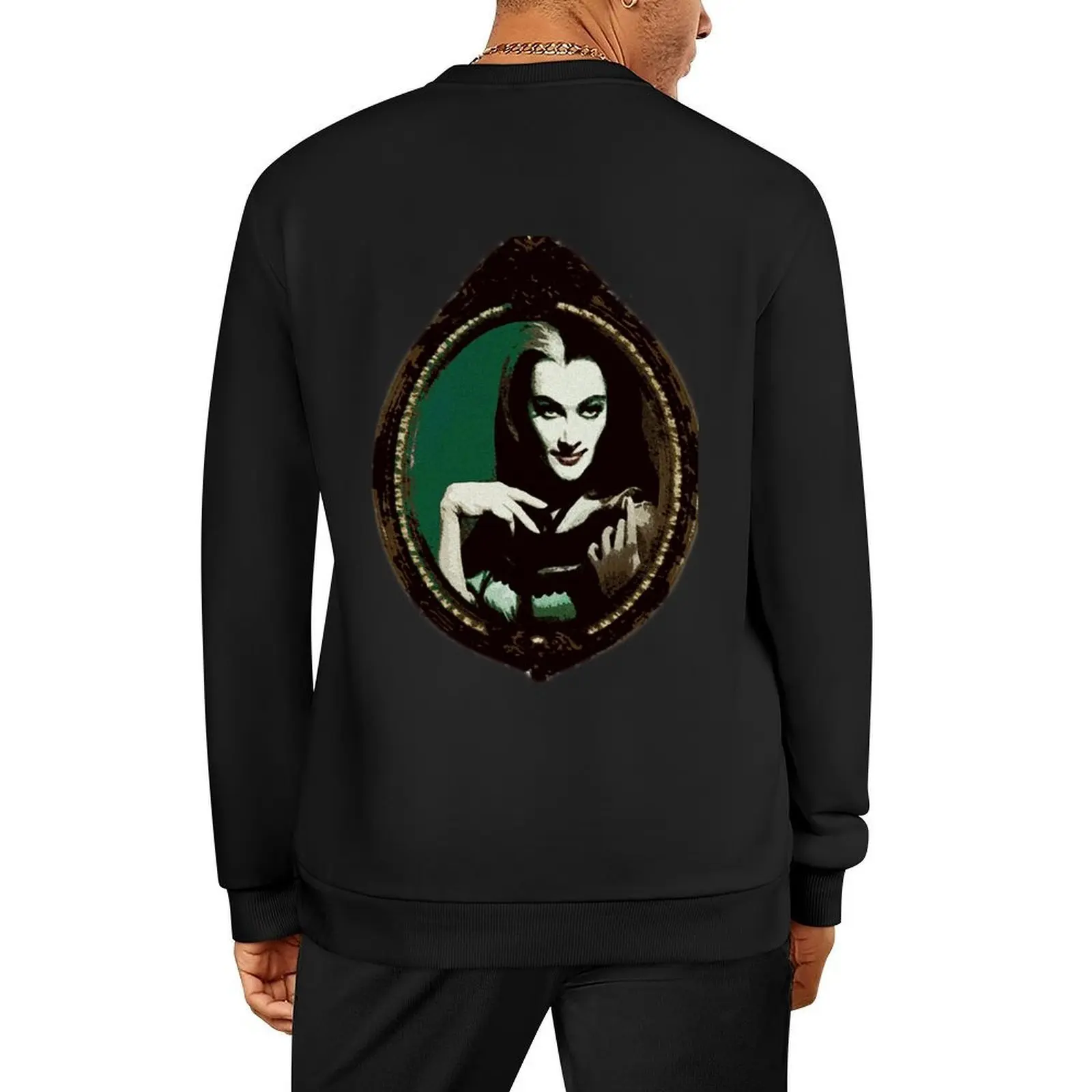 

Framed Lily Munster Pullover autumn men's coat men's sweat-shirt set mens clothing sweatshirts