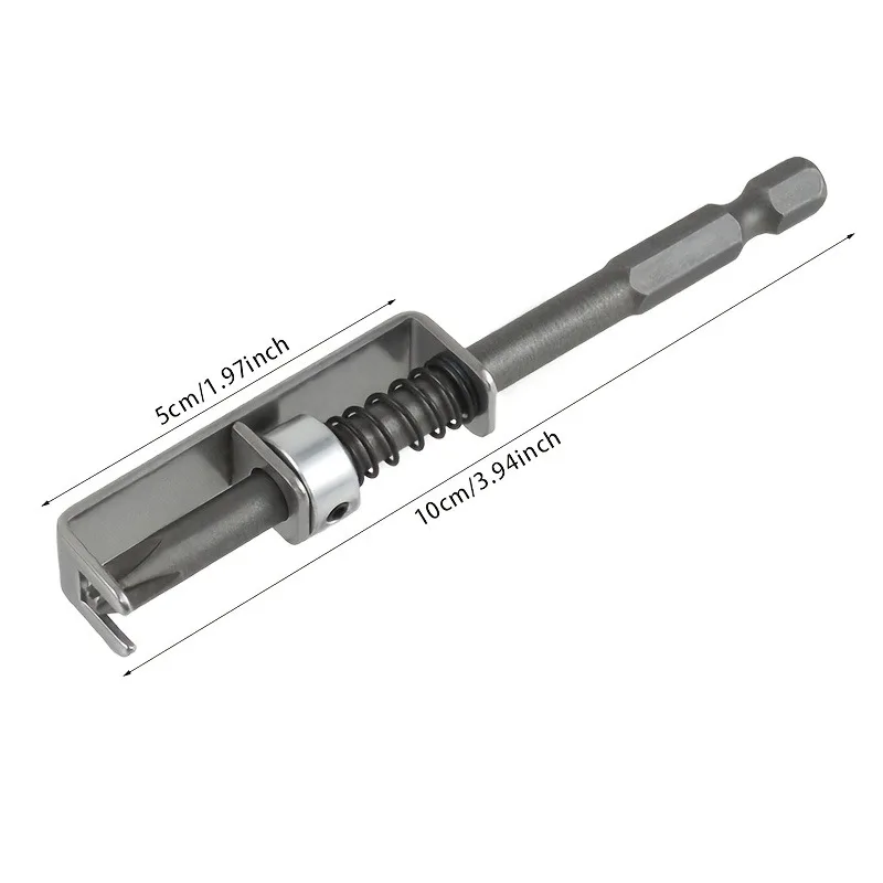 Screw Bit Holder Spring-Loaded Screw Holder Bit Retaining Adapter Tool Quick Release Attachment For Garage Repair Hardware Home