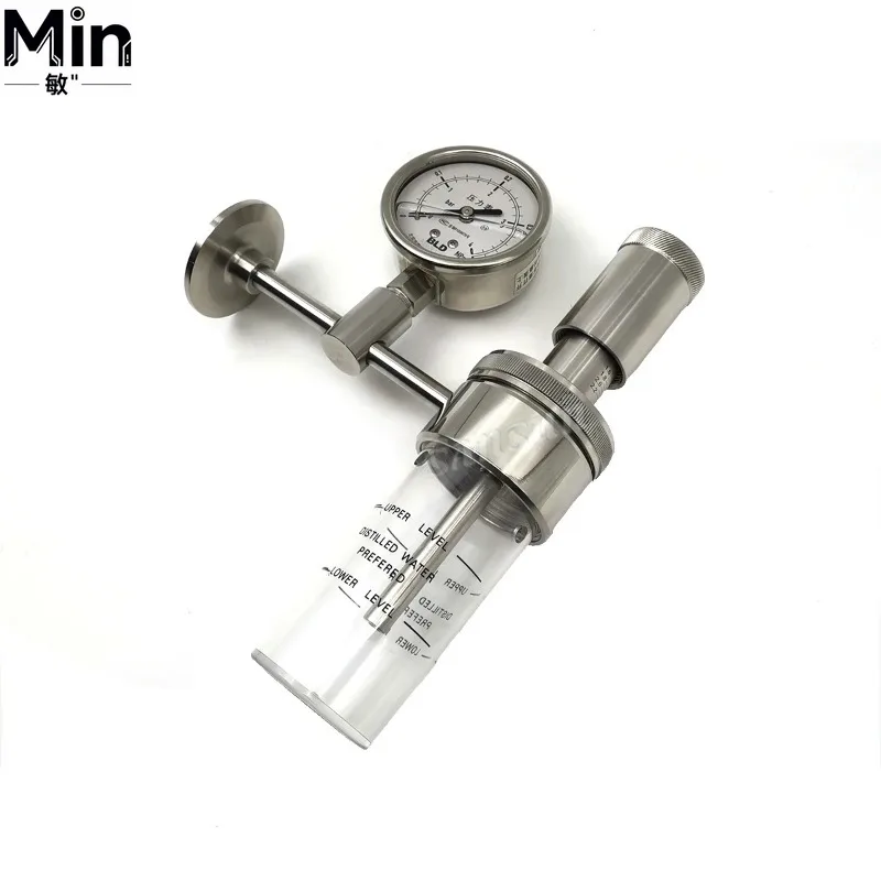 1.5 TC Spunding Valve with Diaphragm Pressure Gauge Home Brewing Adjustable Pressure Relief Valve for Beer Fermentation