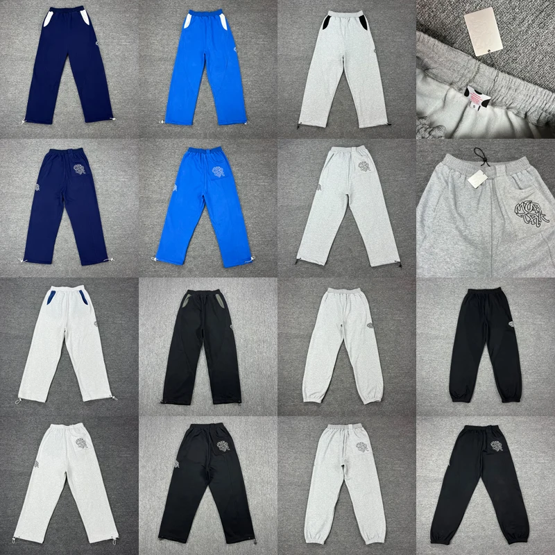

Mertra Sweatpants Real Photo Classic Embroidery Logo Loose Simple Casual Pants Men's Women's Multi-color Elastic Waist Trousers